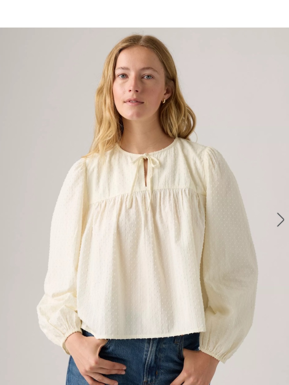 Levi’s Josephine Long Sleeve Holiday Shirt , size XL , NWT